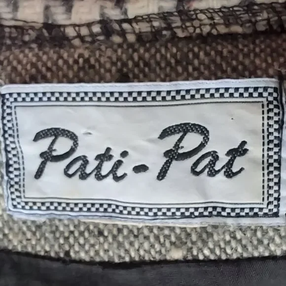 Plaid Patchwork Transitional Spring Coat Size M - Picture 3 of 11